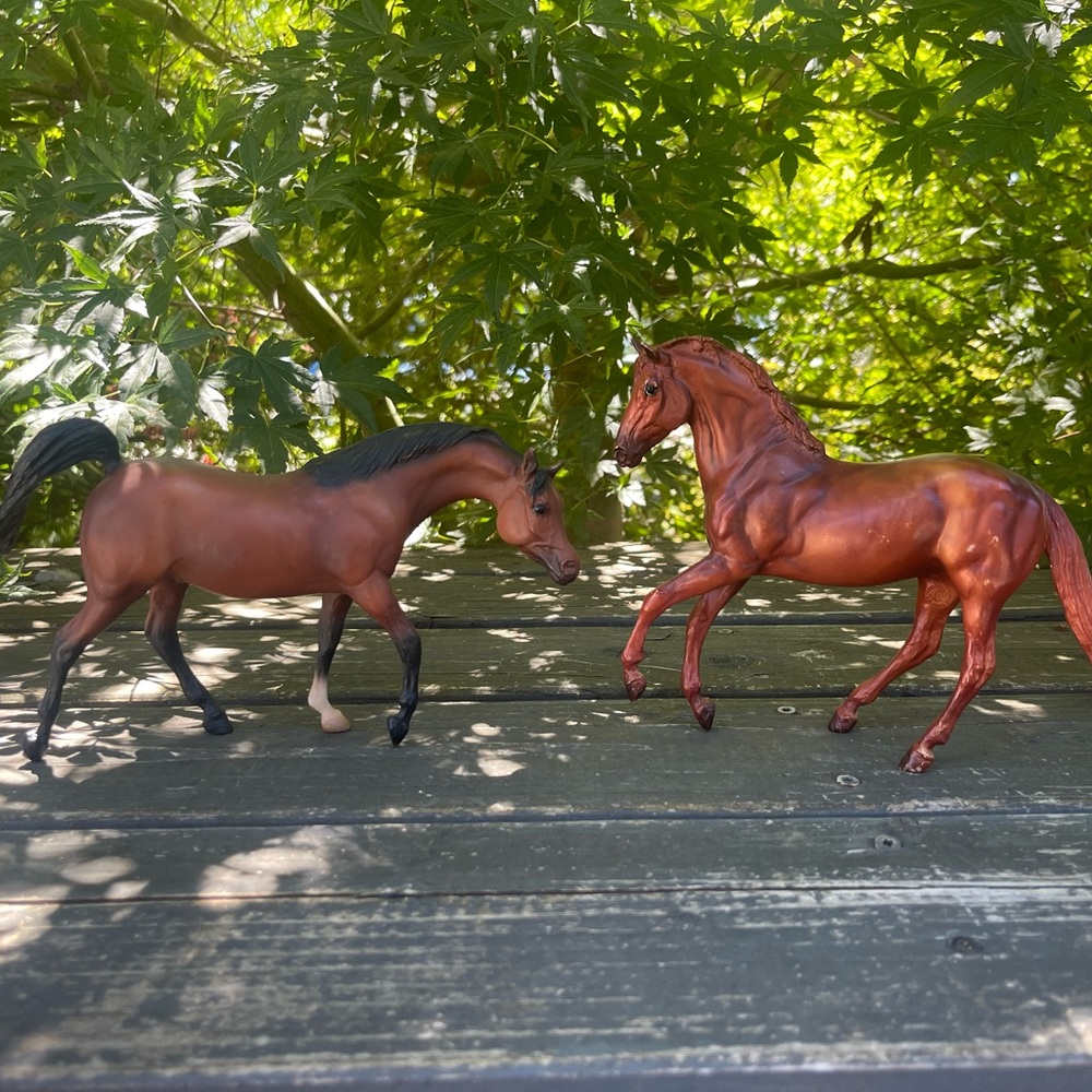 Two vintage Breyer horses - small